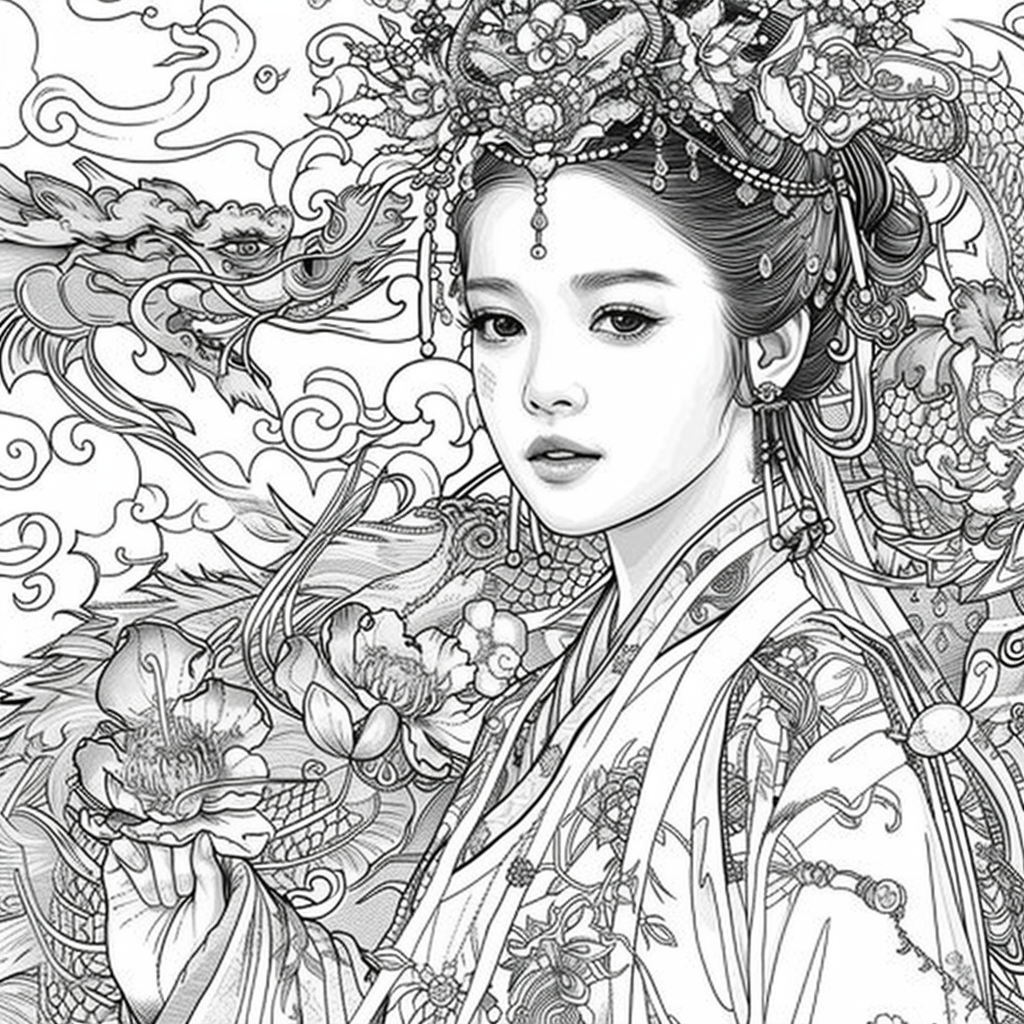 The Crimson Court – Portrait of the Royal Blossom
