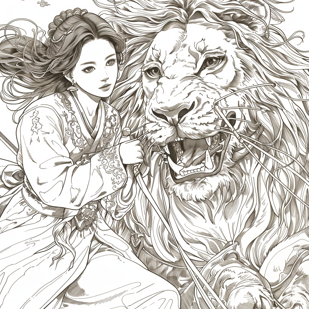 The Lion Rider of the Celestial Winds