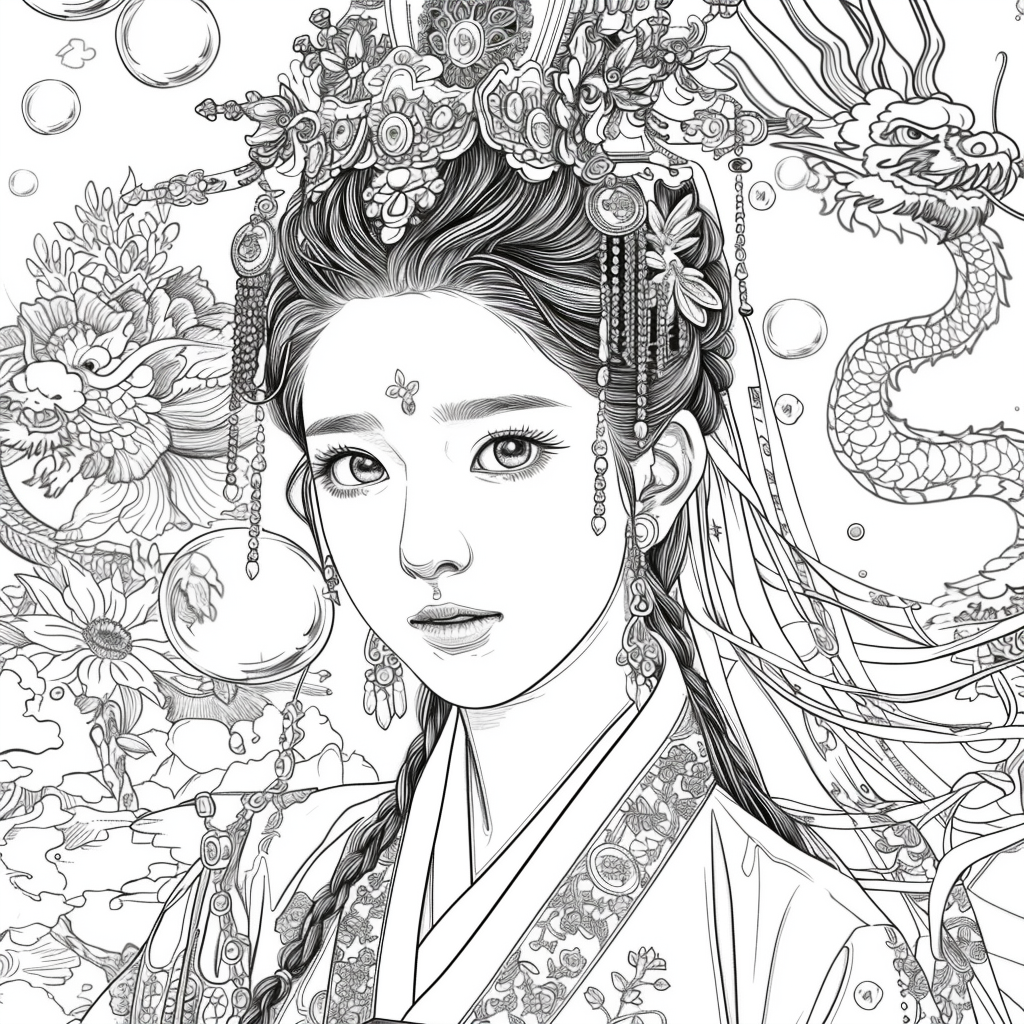 The Crimson Court – Portrait of the Royal Blossom