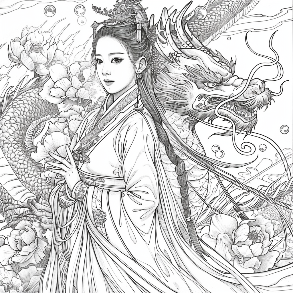 The Crimson Court – Portrait of the Royal Blossom