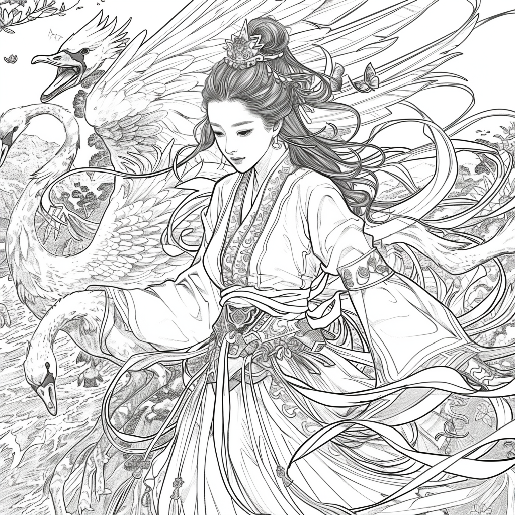 Whispering Blossoms – The Prayer Beneath Ancient Pines