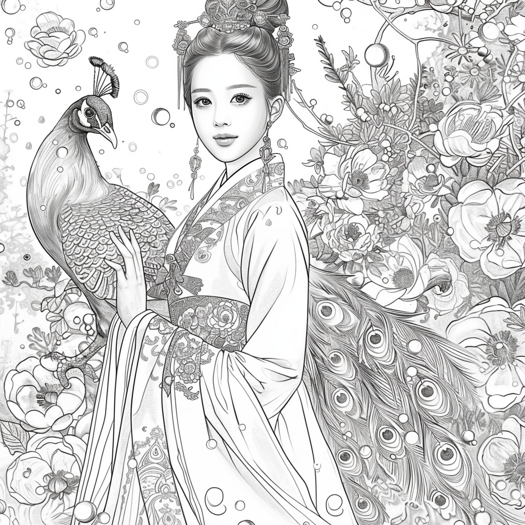 The Crimson Court – Portrait of the Royal Blossom