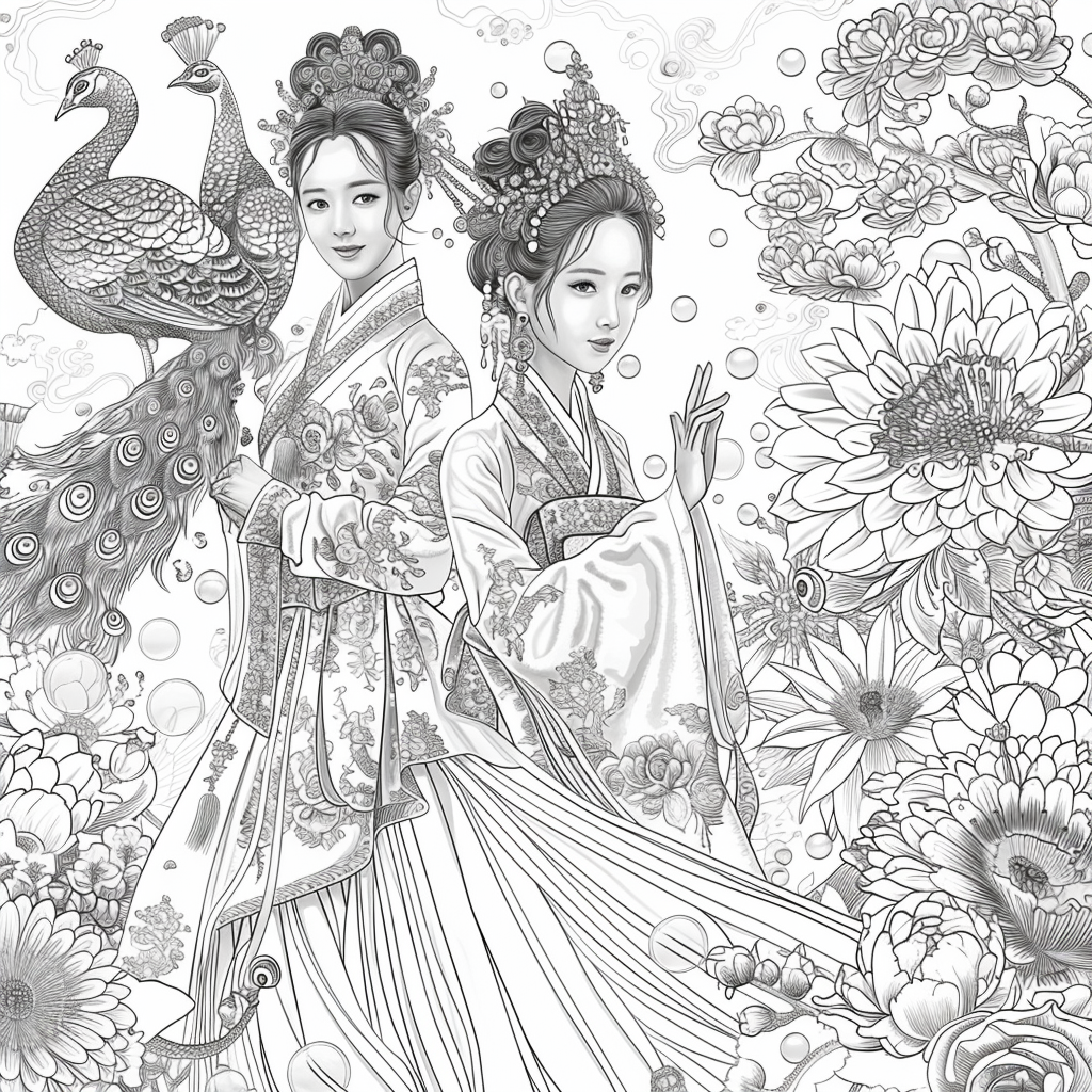 The Crimson Court – Portrait of the Royal Blossom