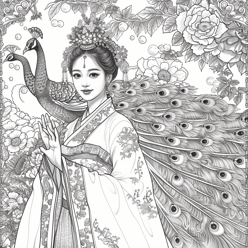 The Crimson Court – Portrait of the Royal Blossom
