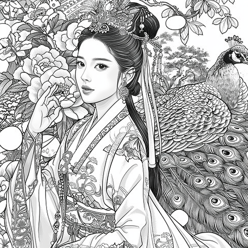 The Jewel-Crowned Peacock Princess