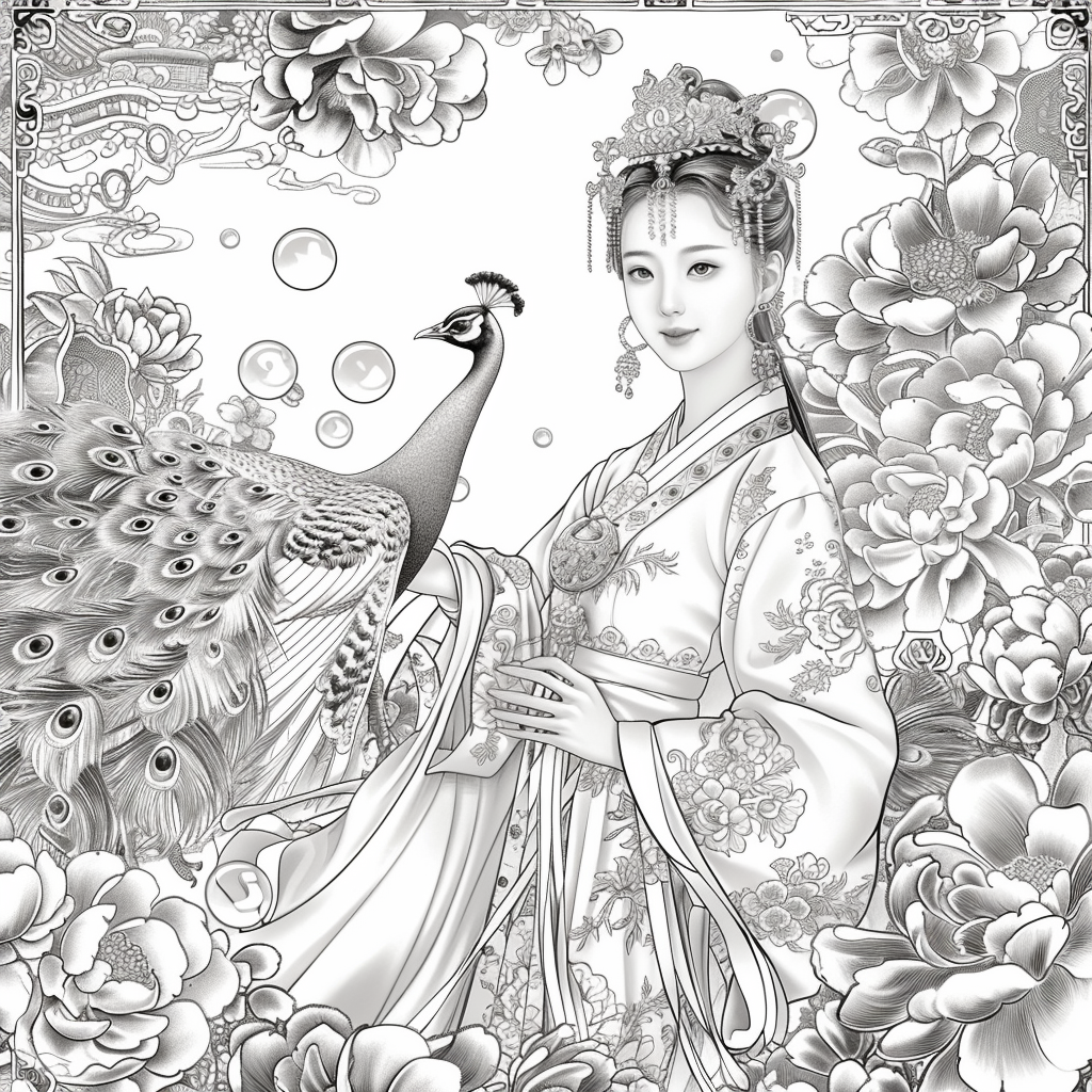 The Jewel-Crowned Peacock Princess