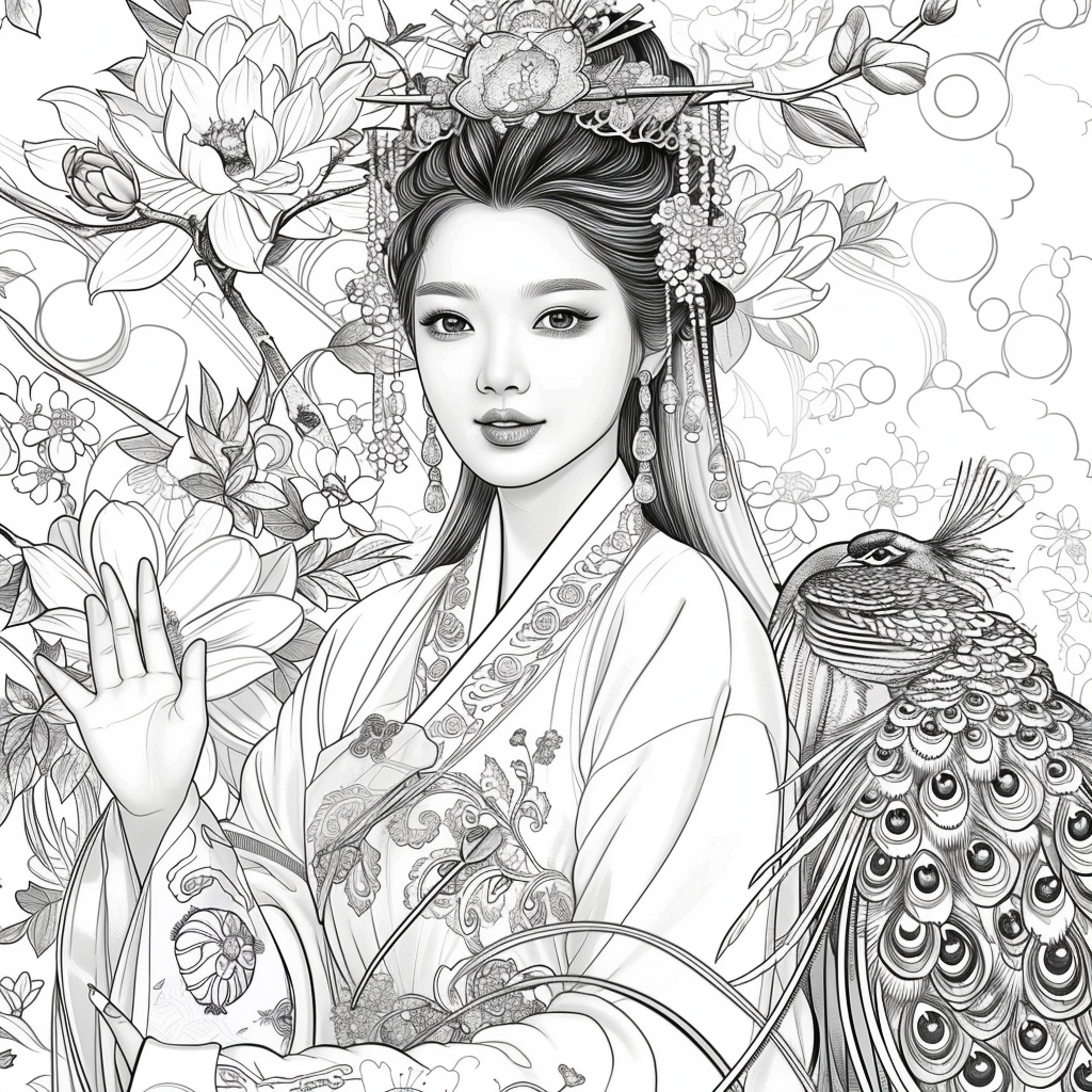 The Jewel-Crowned Peacock Princess