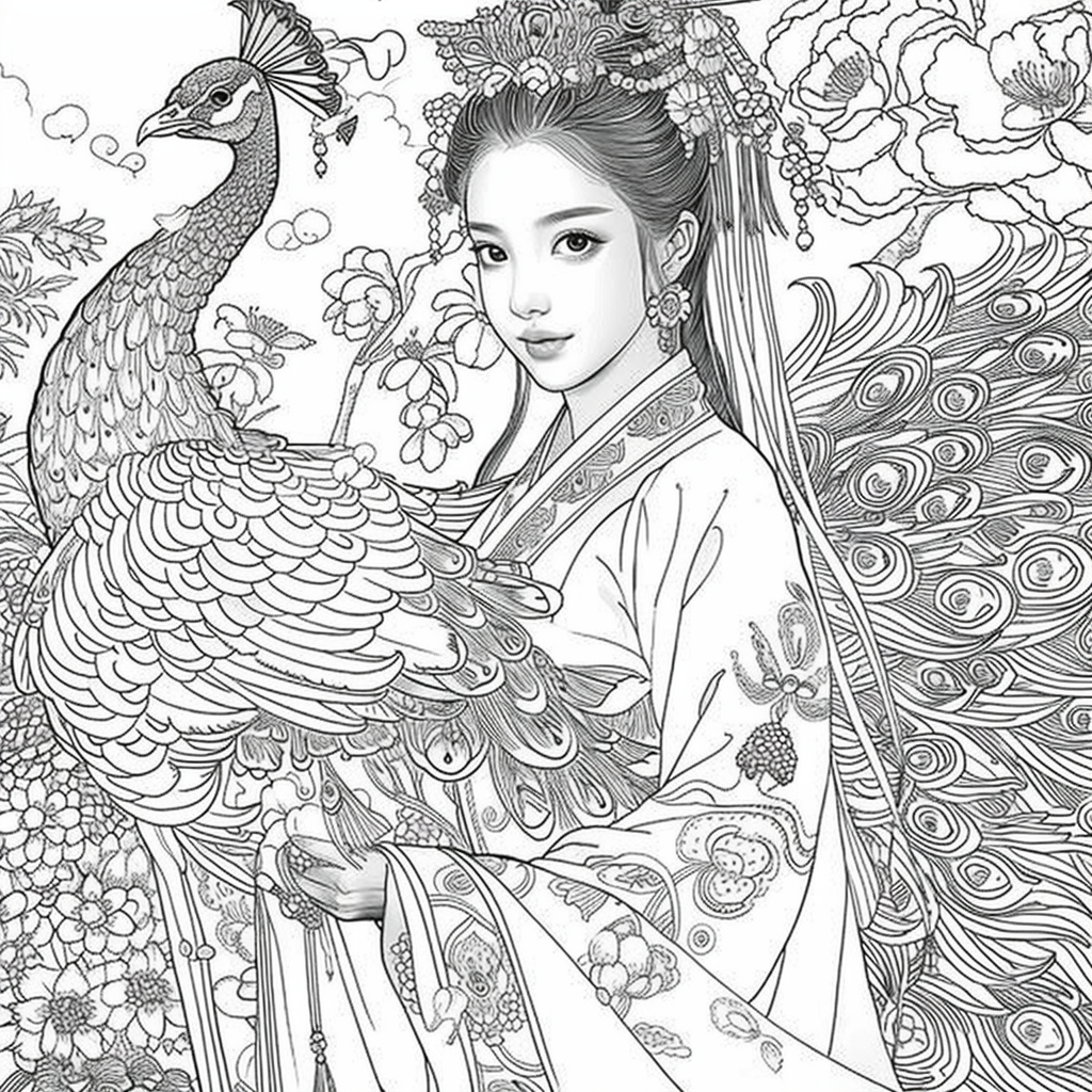 The Jewel-Crowned Peacock Princess