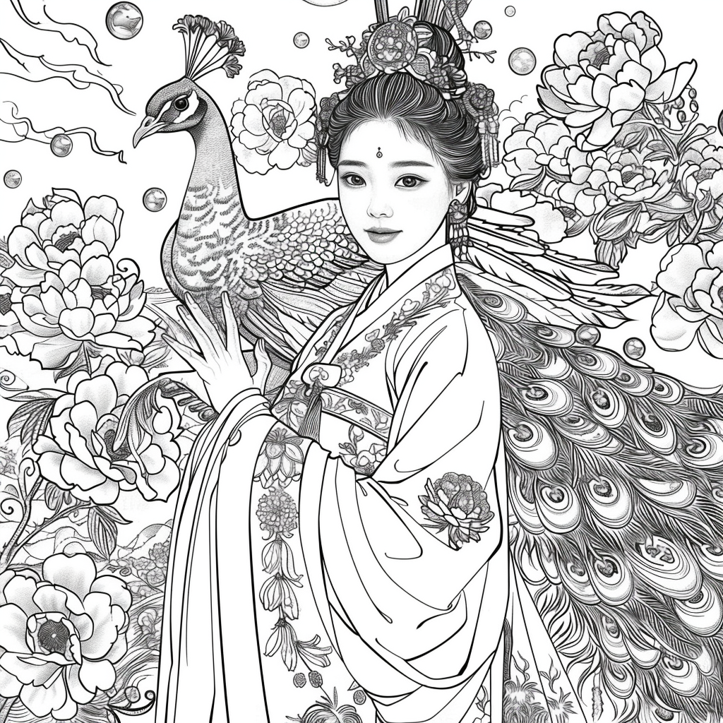 The Jewel-Crowned Peacock Princess