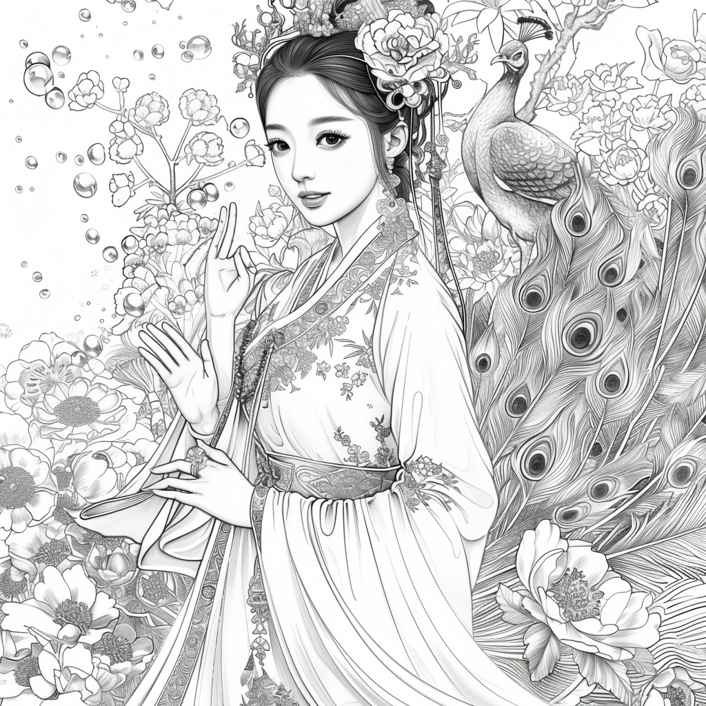 The Jewel-Crowned Peacock Princess