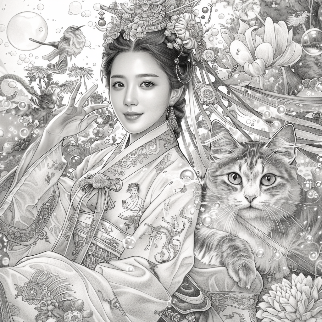 The Crimson Court – Portrait of the Royal Blossom