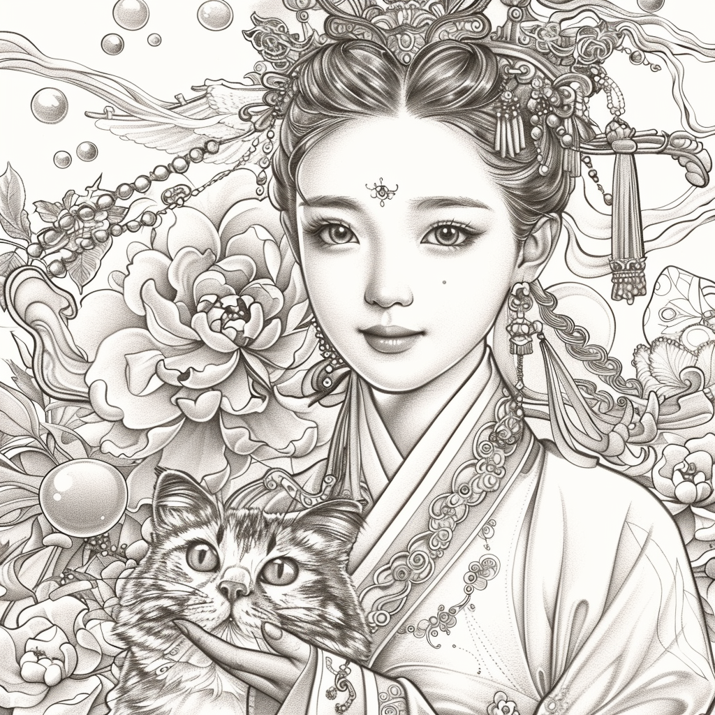 The Crimson Court – Portrait of the Royal Blossom