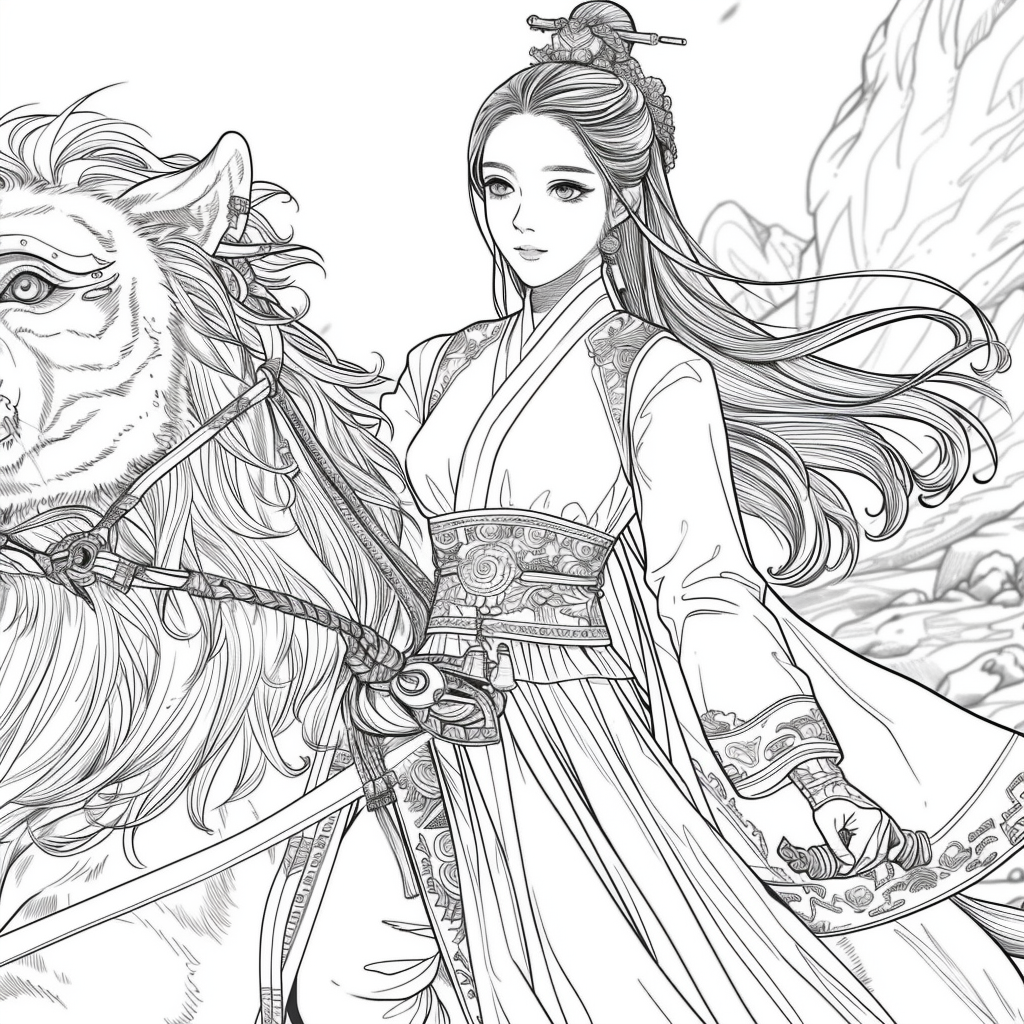 The Lion Rider of the Celestial Winds
