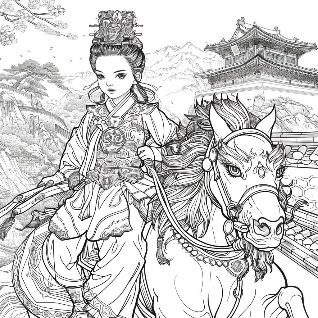 The Lion Rider of the Celestial Winds