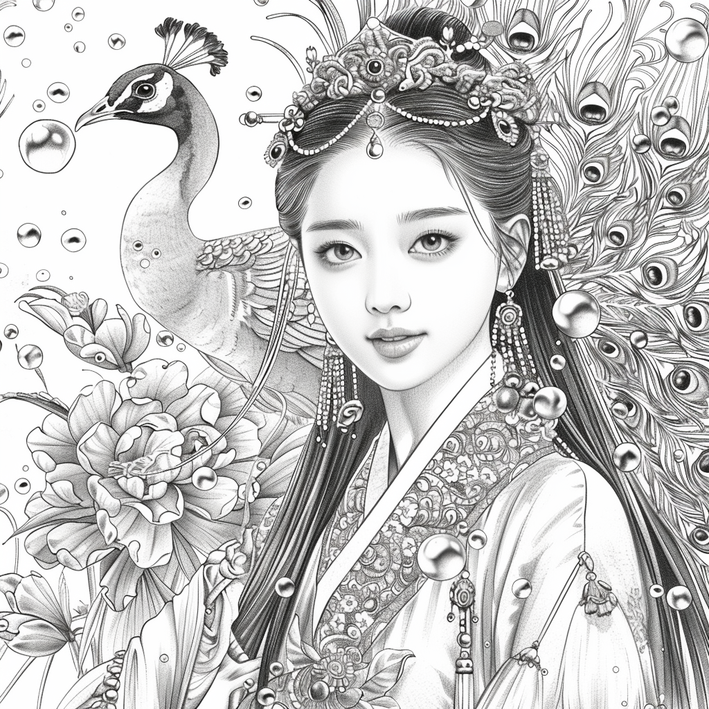 The Crimson Court – Portrait of the Royal Blossom