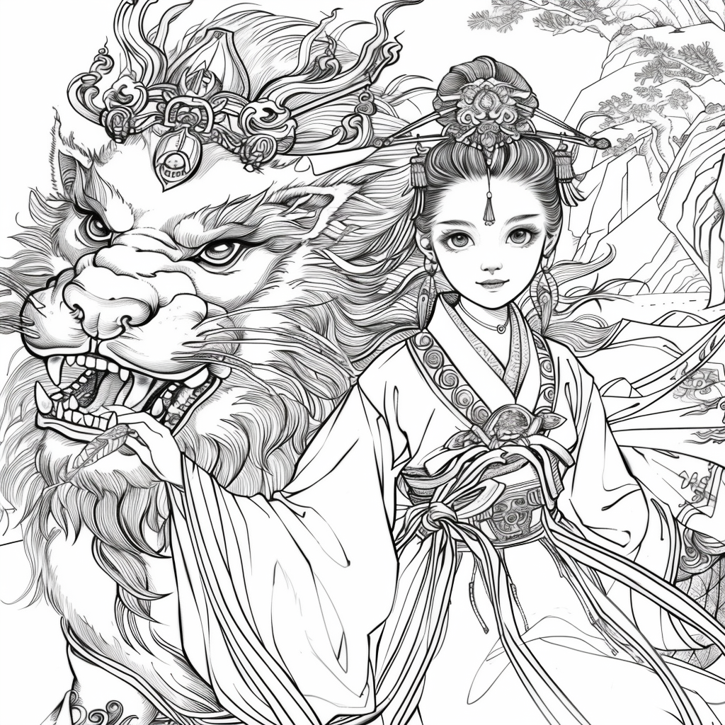 The Lion Rider of the Celestial Winds
