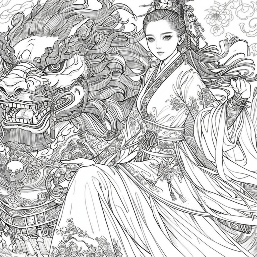 The Lion Rider of the Celestial Winds