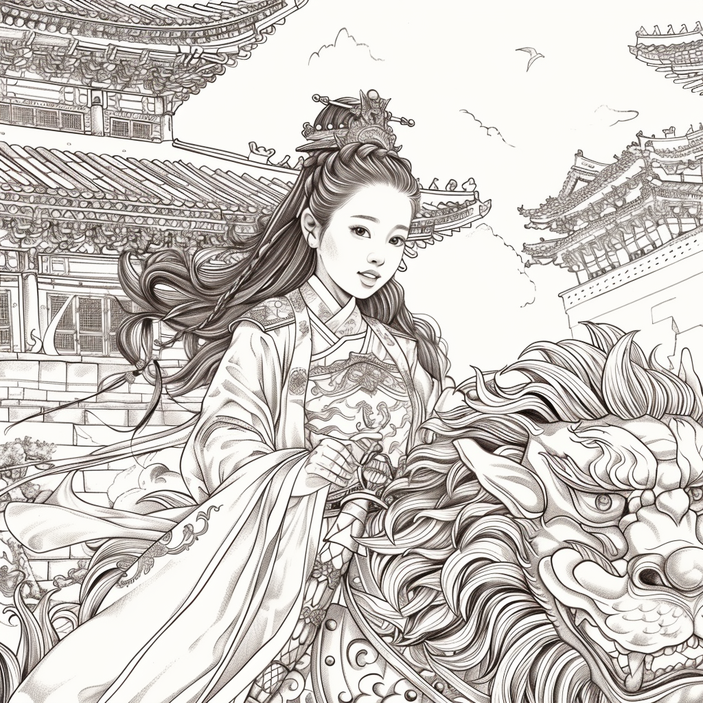 The Lion Rider of the Celestial Winds