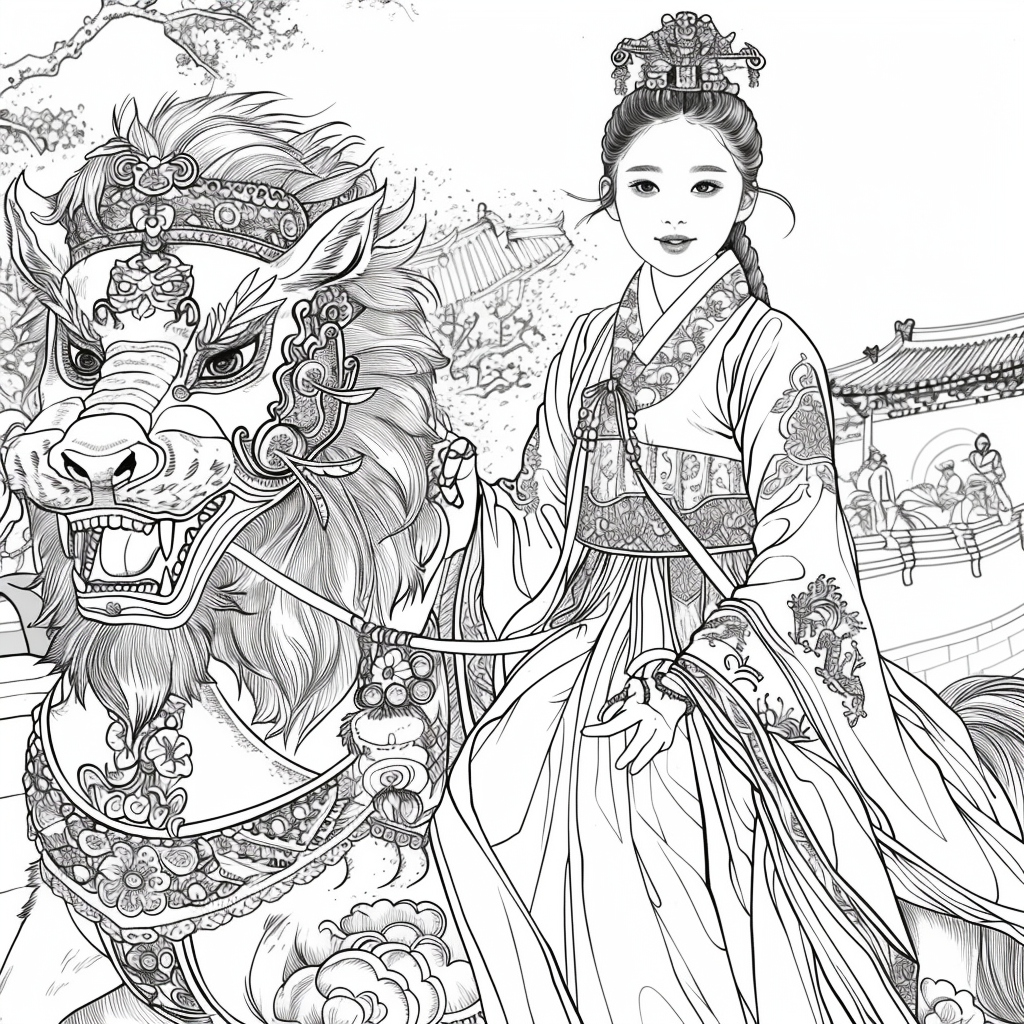 The Lion Rider of the Celestial Winds
