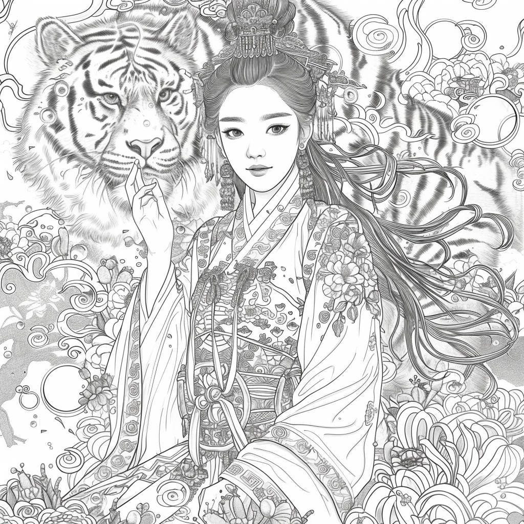 The Crimson Court – Portrait of the Royal Blossom