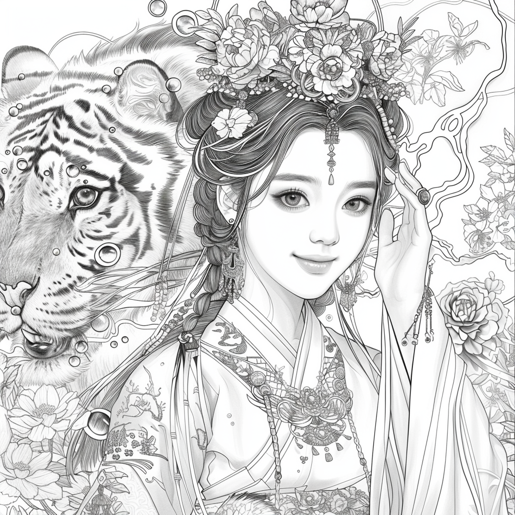 The Crimson Court – Portrait of the Royal Blossom