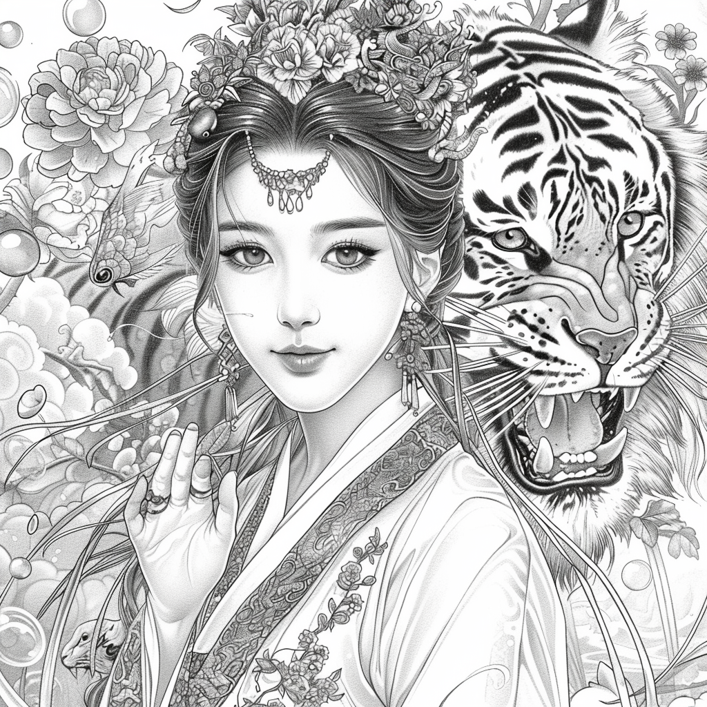 The Crimson Court – Portrait of the Royal Blossom