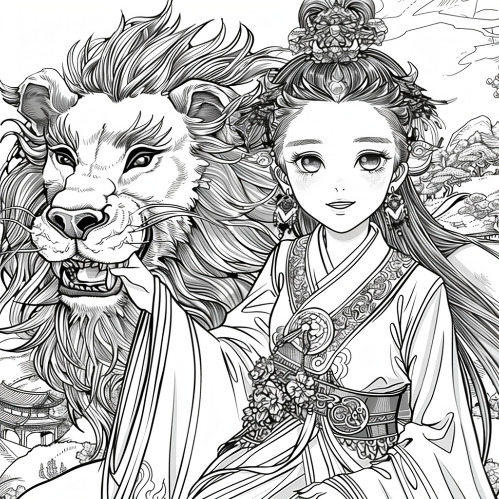 The Lion Rider of the Celestial Winds