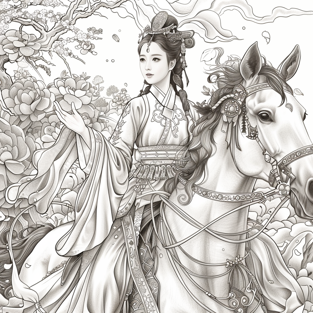 Gallop of the Petal Crowned Warrior