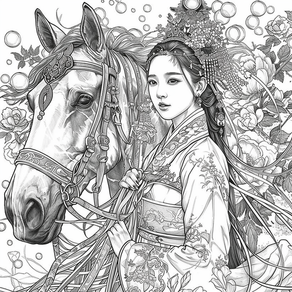 The Blossom Princess and Her Noble Steed