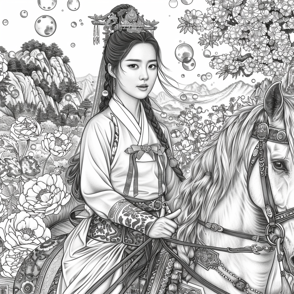 The Blossom Princess and Her Noble Steed
