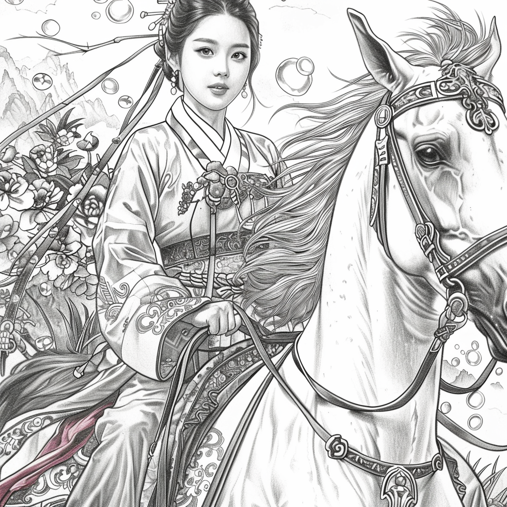The Blossom Princess and Her Noble Steed