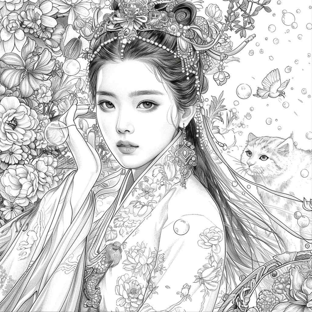 The Jewel-Crowned Peacock Princess