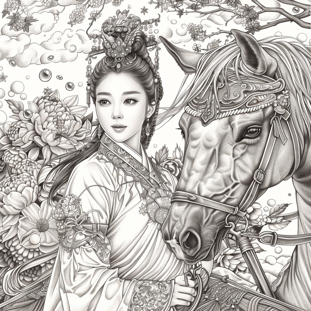 The Crimson Court – Portrait of the Royal Blossom