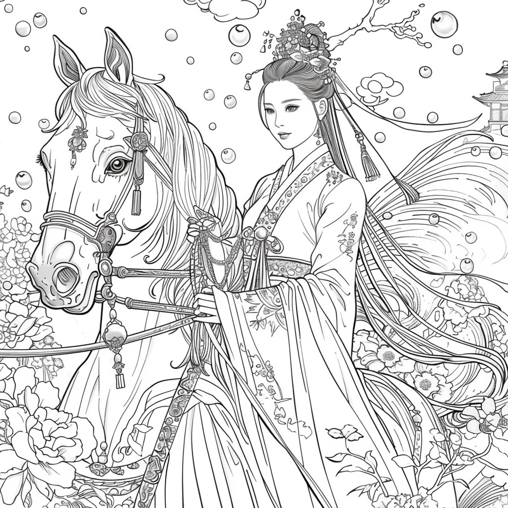 The Crimson Court – Portrait of the Royal Blossom