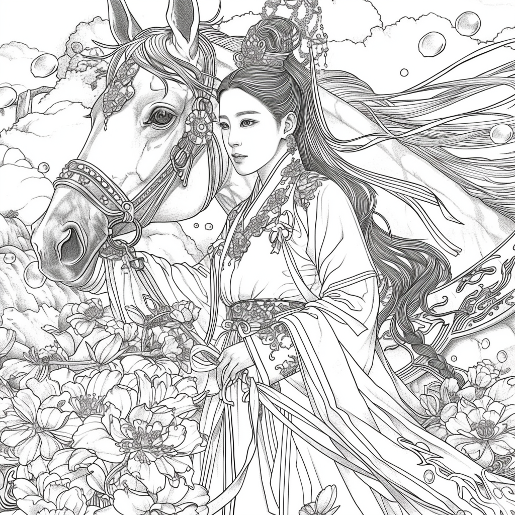 The Crimson Court – Portrait of the Royal Blossom