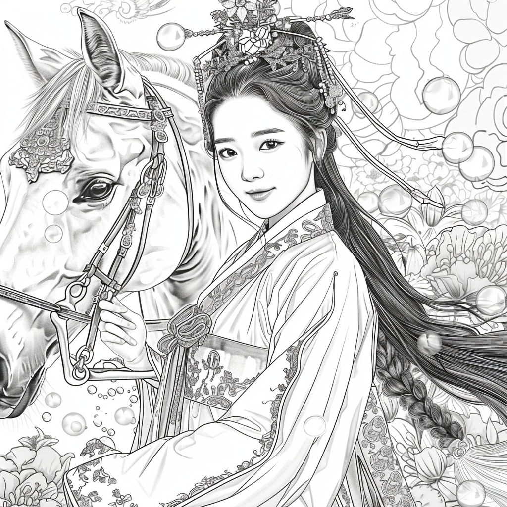 The Crimson Court – Portrait of the Royal Blossom