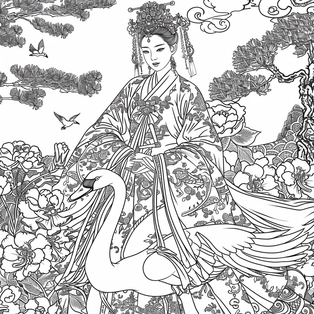 The Crimson Court – Portrait of the Royal Blossom