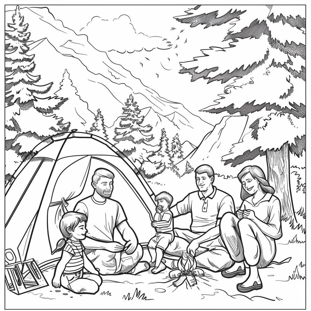 Forest Whispers – A Family's Quiet Escape