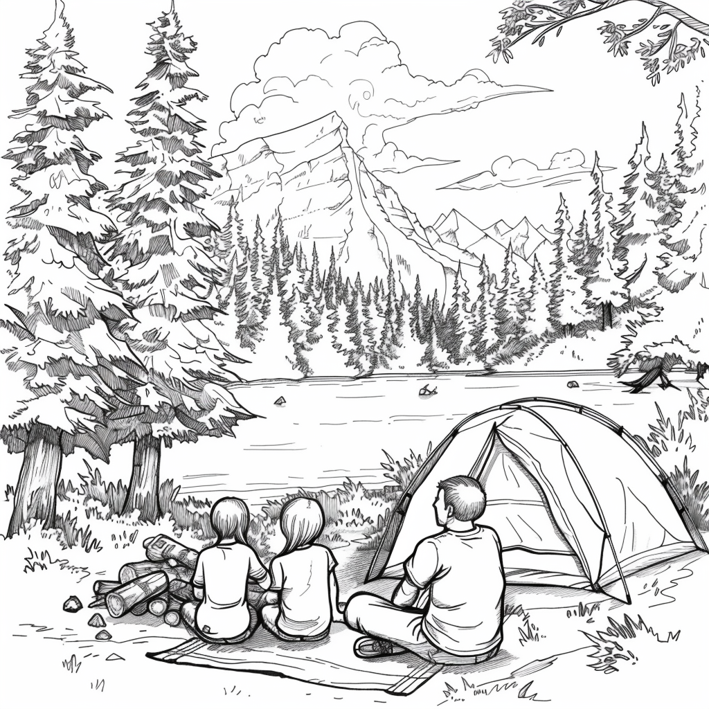 Forest Whispers – A Family's Quiet Escape