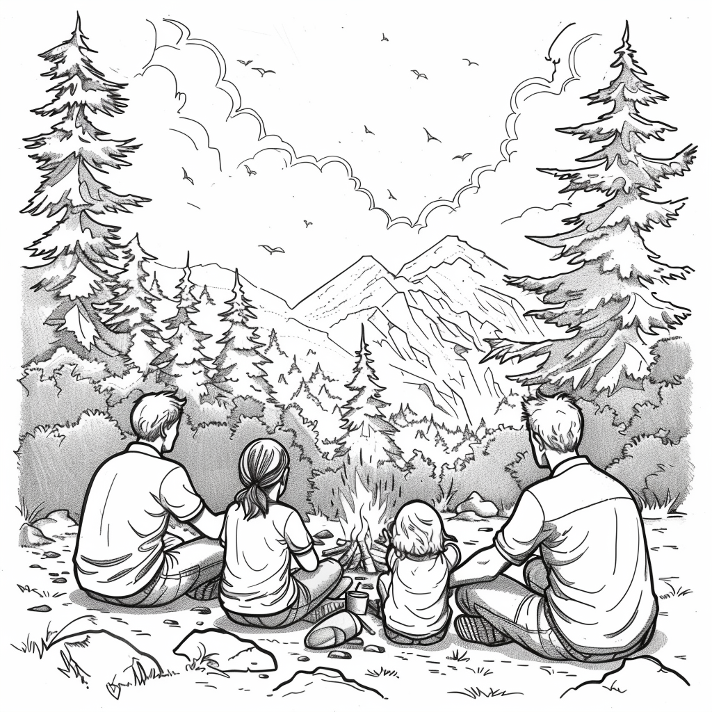 Forest Whispers – A Family's Quiet Escape