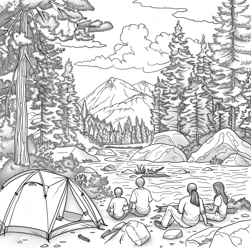Forest Whispers – A Family's Quiet Escape