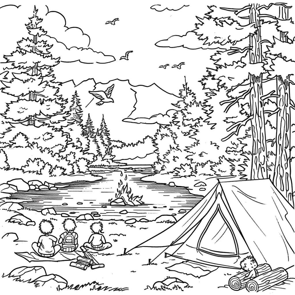 Forest Whispers – A Family's Quiet Escape