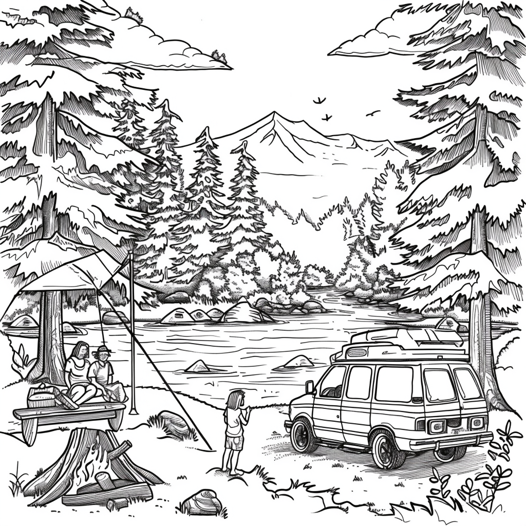 Forest Whispers – A Family's Quiet Escape