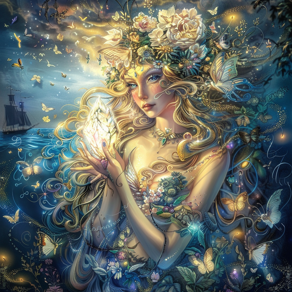 The Ocean Goddess of the Crystal Light