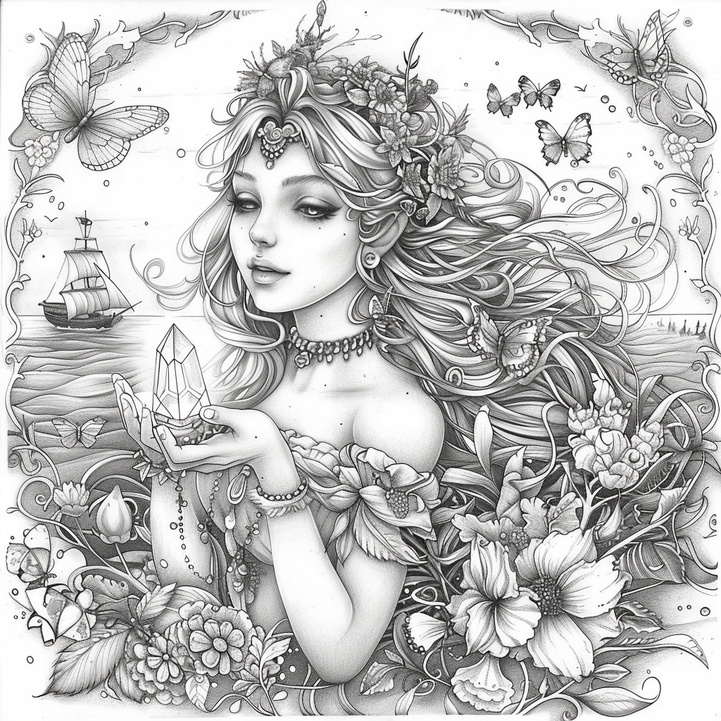 The Ocean Goddess of the Crystal Light