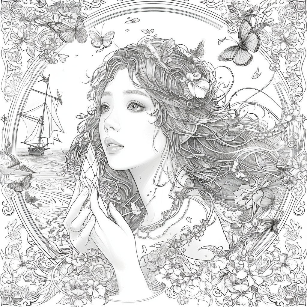 The Golden Goddess of Dreams and Butterflies