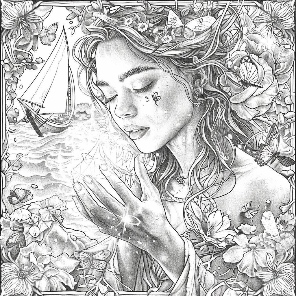 The Golden Goddess of Dreams and Butterflies
