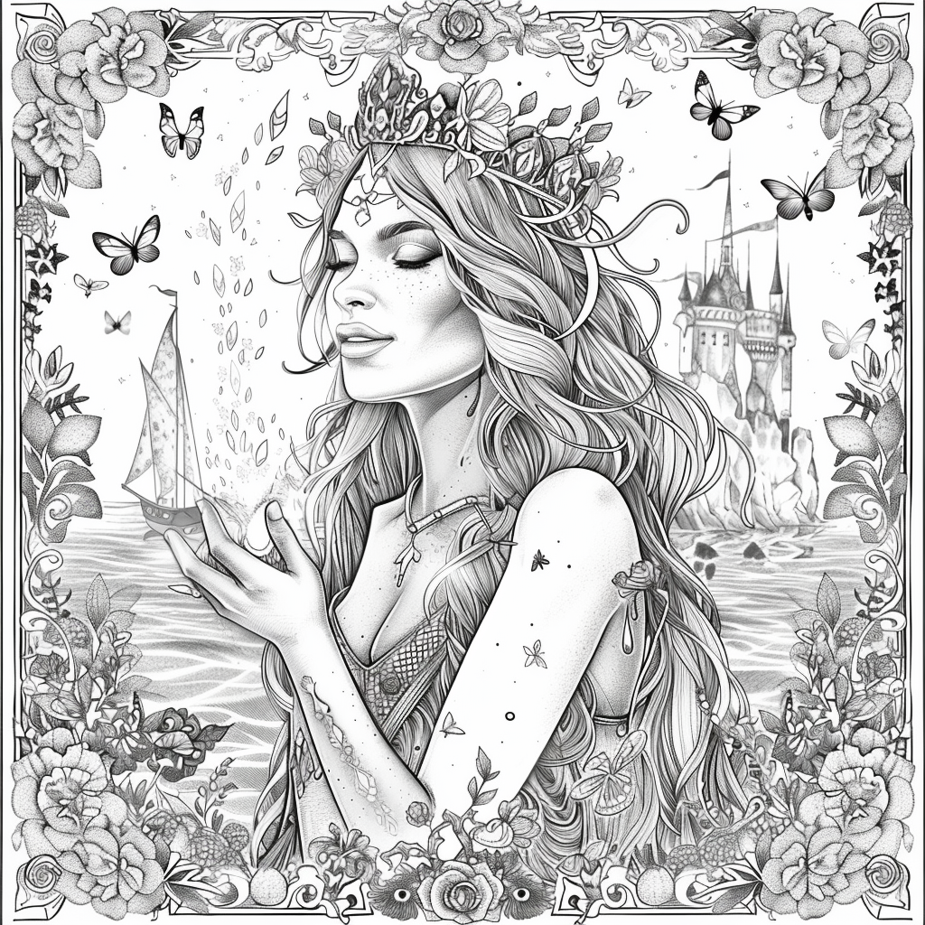 The Golden Goddess of Dreams and Butterflies