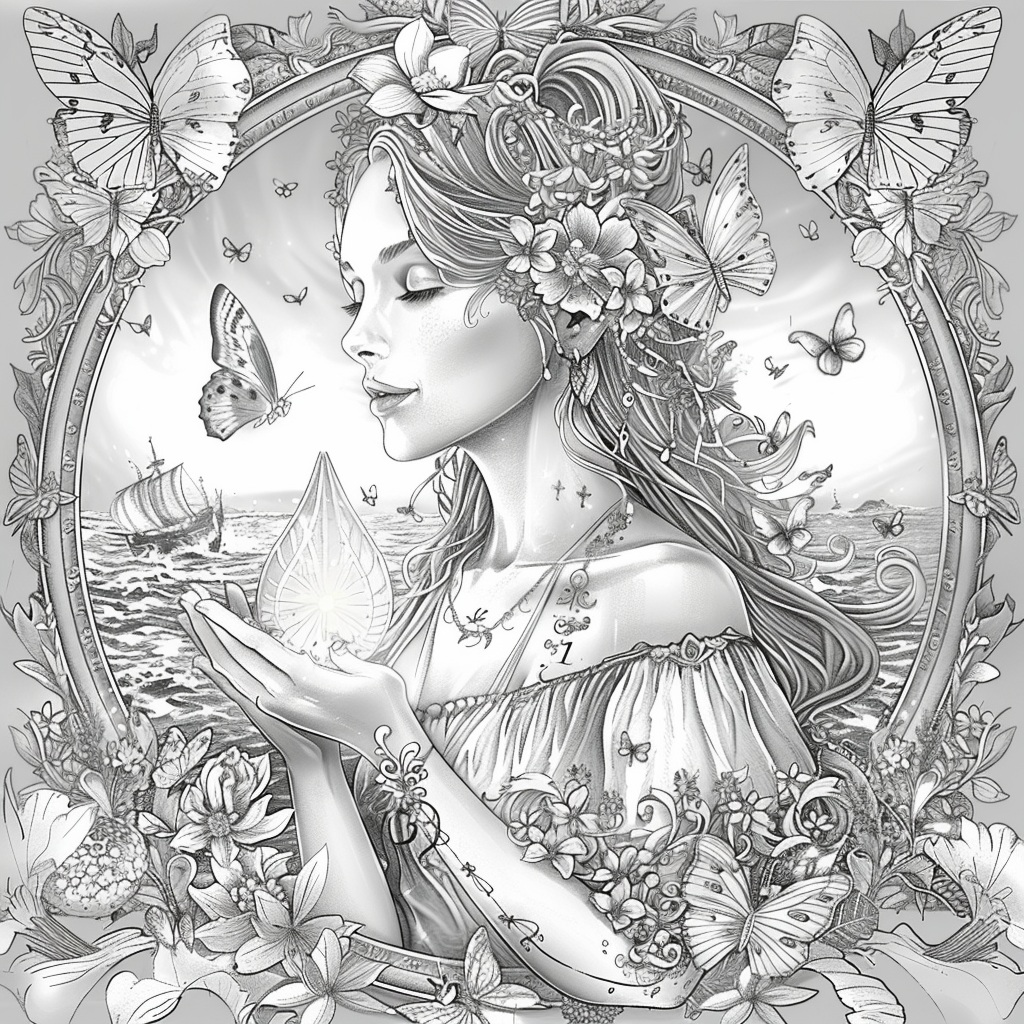 The Golden Goddess of Dreams and Butterflies