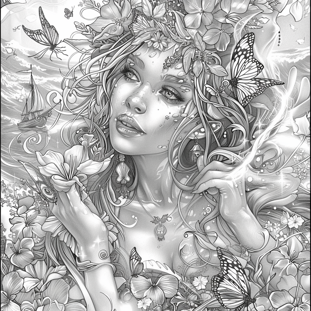 The Golden Goddess of Dreams and Butterflies